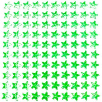Стразы самоклеящиеся "deVENTE. Star" акриловые, размер 8 мм, карточка 90x90 мм, зеленые, 100 шт в пластиковом пакете с блистерным подвесом 8002009