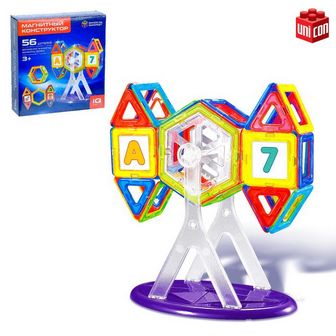 Магнитный конструктор "Magical Magnet", 56 деталей, №SL-01479A 3568168 SL-01479A