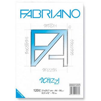 Альбом для графики 100л., ф.А3 "Fabriano. Schizz"  плотность 90 г/м2 08829742