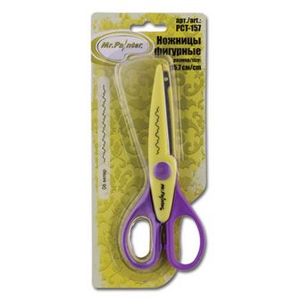 Фигурные ножницы 157 мм 02 молния "Mr.Painter" PCT-157