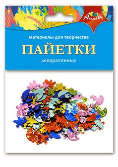 Материалы д/тв. Декоративные ПАЙЕТКИ Мишка и зонтик, Апплика С3573-05