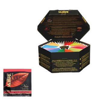 Чай GREENFIELD (Гринфилд), набор 96 пакетиков (8 вкусов по 12 пакетиков) в деревянной шкатулке, 177,6 г, 0463-10 620745