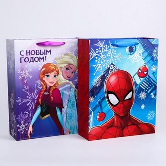 Пакет ламинат "С Новым Годом!", Disney, 31х40х11 см, МИКС 1 5289712 5289712