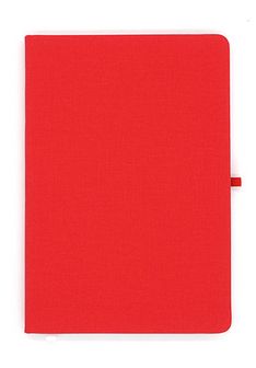 Ежедневник недатированный фА5 256стр., твердый переплет, обл. ткань, ляссе, резинка красный, Planograf С6361-01