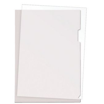 Папка-уголок пластиковая 0.12мм, гладкая фактура, прозрачная, Attomex 3074712