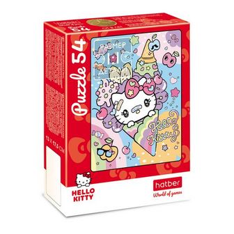 Пазл 54 эл., серия "Hello Kitty", 4 дизайна, Хатбер 54П35