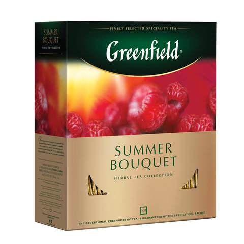 Чай Greenfield Summer Bouquet фруктов.фольгир. 100 пак/уп 0878-09 327366