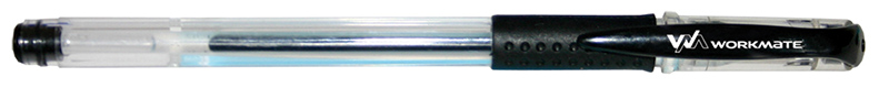 Ручка гел. Workmate  0.5мм, резиновый упор, черная 049002301