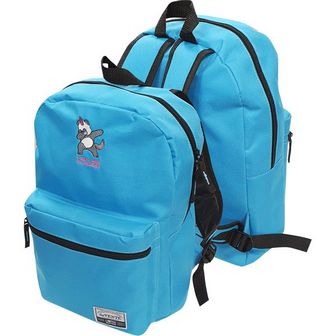 Рюкзак подростковый "deVENTE. Panda Unicorn" 40x29x17 см, 1 отделение на молнии, 1 передний карман, вышивка, голубой 7032111