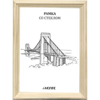 Фоторамка 21*30см, деревянная, профиль N1, сосна, deVENTE 9027014