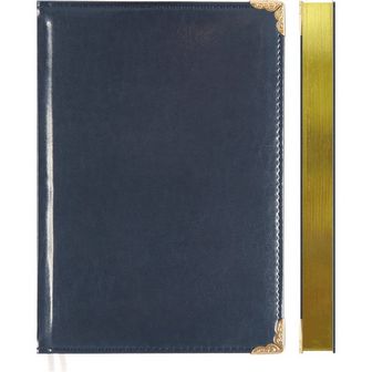 Ежедневник датированный 2022 фА5 352стр., "deVENTE. Bellagio" синий, в подарочной коробке 2032110