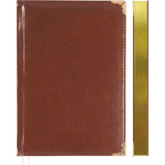 Ежедневник датированный 2022 фВ6 352стр., "deVENTE. Bellagio" коричневый, в подарочной коробке 2033105