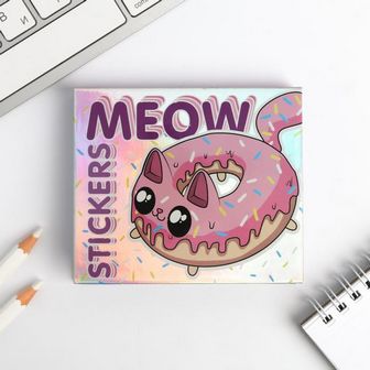 Набор стикеров "MEOW", 7 шт. 5106017 5106017