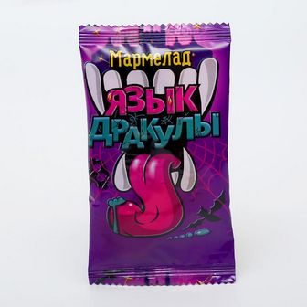 Мармелад "Язык дракулы" ассорти 10гр*30шт*12 6708564 6708564