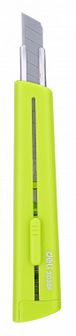 Нож канцелярский (9мм) Deli в блистере, зеленый E2038GREEN