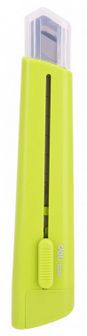 Нож канцелярский (18мм) Deli Rio в блистере, зеленый E2040GREEN