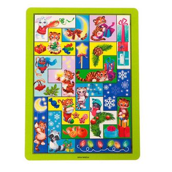 Развивающие игры из дерева. Тетрис "Тигрята" 6998303