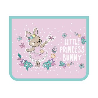 Пенал одностворчатый большой "BUNNY PRINCESS" с откидной планкой, Пчелка ПО-04