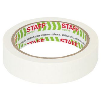 Скотч малярный крепированный 25 мм x 25 м, STAFF, 229058 229058
