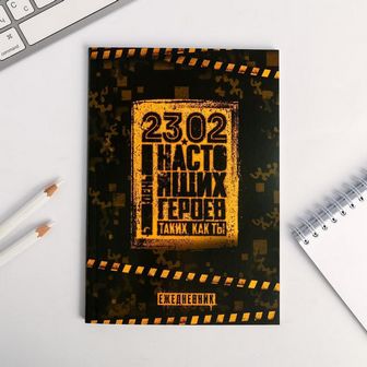 Ежедневник в точку "День настоящих героев" А5, 64 листа 5290163 5290163