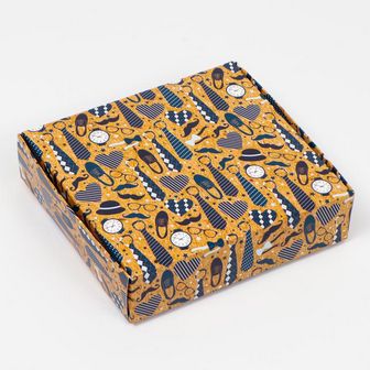 Коробка самосборная "Мужской набор", 20 х 18 х 5 см, 7441374 7441374
