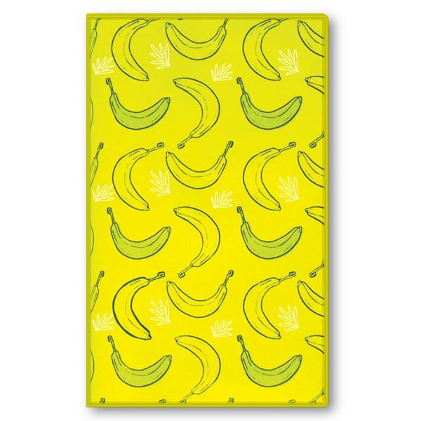 Блокнот на пружине, в точку 110*190мм, 48л., "Банан неон" с ручкой, ДПС  2526.П-23-912