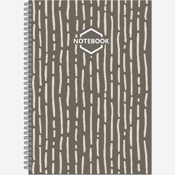 Тетрадь фА4 60л. кл., на гребне "Стильный офис" обл. мел. картон, цветная печать, блок – офсет 2730/1021610