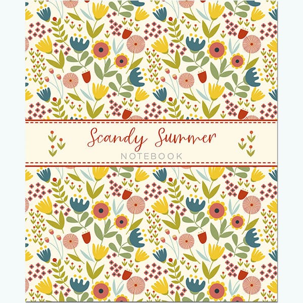 Тетрадь 48л. кл., "Scandy Summer Pattern"  обл. мелов.картон, софттач-лак, блок – офсет 3106
