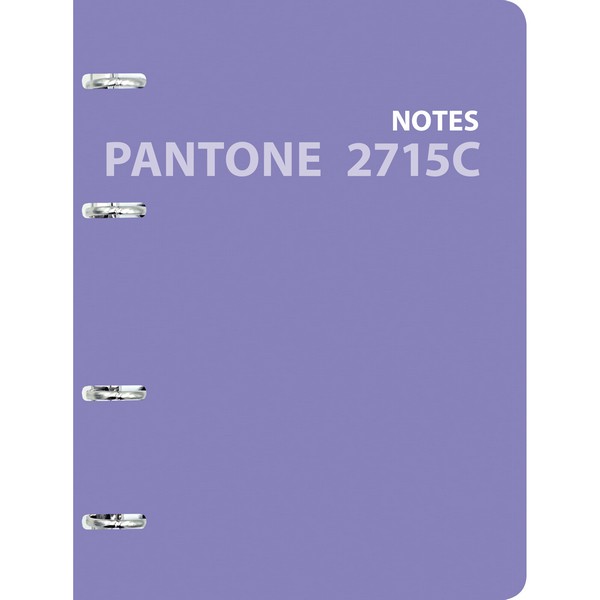 Тетрадь 120л. кл., на кольцах "Pantone line. No. 4" обл.- мел.картон 500г. Мат.лам,пант.печать выб.лак.Съем.бл,70г. Кв.корешок, Эксмо ПБЛ1205006