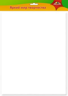 Фетр 500х700 мм Белый, 1 мм ПЭТ С2928