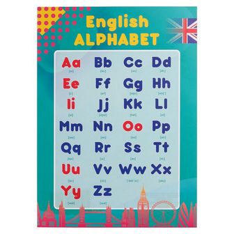 Плакат "Английский алфавит" А4 4921732