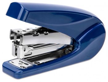 Степлер №24/6 26/6 Deli Exceed до 30 листов (снижение усилия), синий 0421BLUE