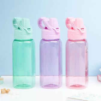 Бутылка для воды, 450 мл, 20 х 8 см, микс 3939335 3939335    