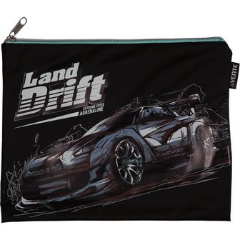 Папка для тетрадей фA5 (24,5x20x1 см) deVENTE "Drift" на молнии сверху, силиконовая 8053295