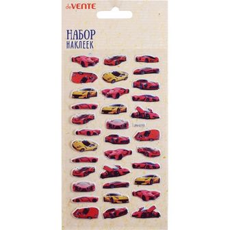 Наклейка "deVENTE. Super cars" 16 x 9 см, в пластиковом пакете с блистерным подвесом 8002062