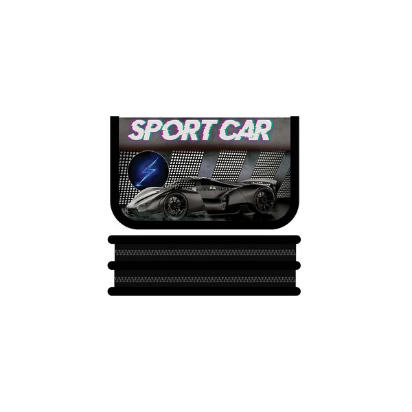 Пенал двухстворчатый большой "СТИЛЬНОЕ АВТО", Пчелка ПО-09