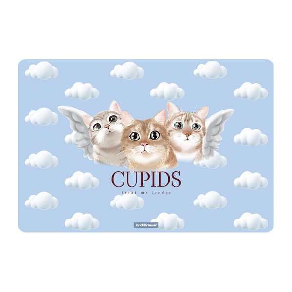 Подкладка настольная фА3 пластиковая "Cupids", ErichKrause (12/72) 55135