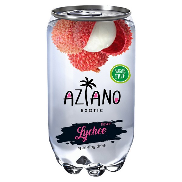 Газ.напиток Aziano Личи 350мл (12)