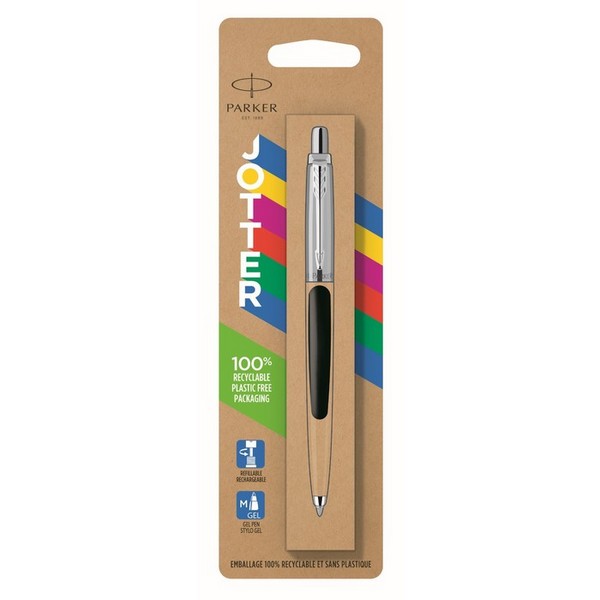 Ручка гелевая Parker Jotter ORIGINALS BLACK, синяя, 0.7 мм, блистер  2140495