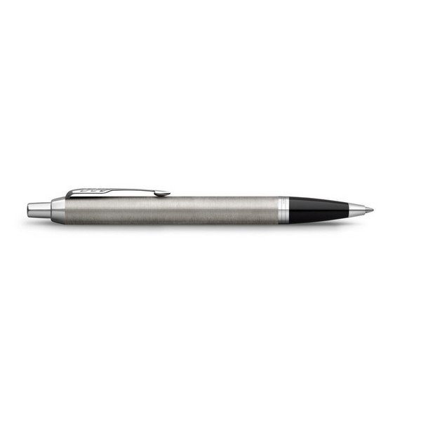 Ручка шар. PARKER IM Essential K319 Brushed Metal CT М, 1.0 мм, корпус из латуни, синие чернила 2143631