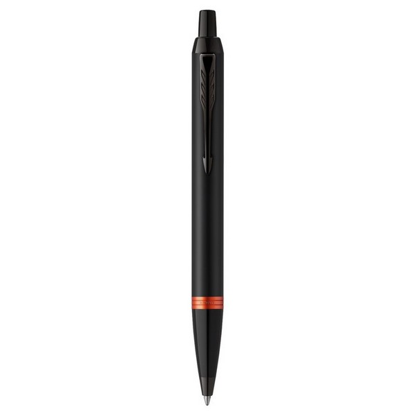 Ручка шар. Parker Im Professionals Flame Orange, черно-оранж, синие чернила, подар/уп 2172946