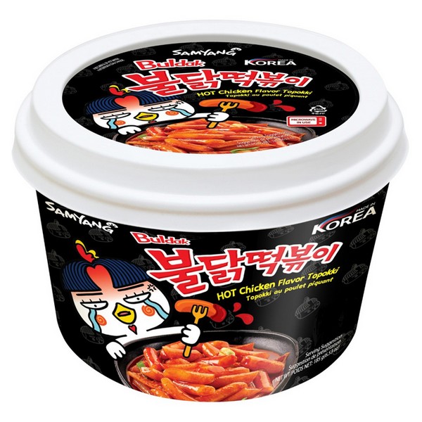 Рисовые клецки Samyang топпоки острые со вкусом курицы в соусе бульдак 185 гр (16) 02039 02039