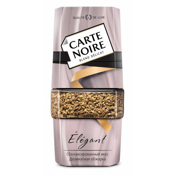 Кофе Carte Noire Elegant натур.растворимый сублимированный,стекло, 95г 1383260