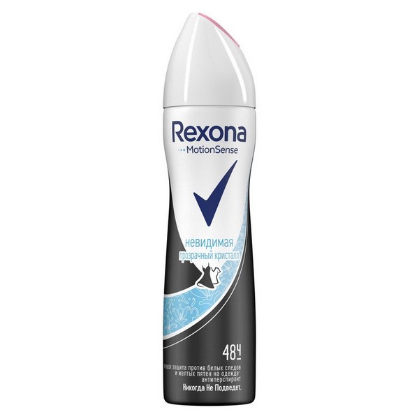 Дезодорант-антиперспирант Rexona аэрозоль Прозрачный кристалл 150... 505272