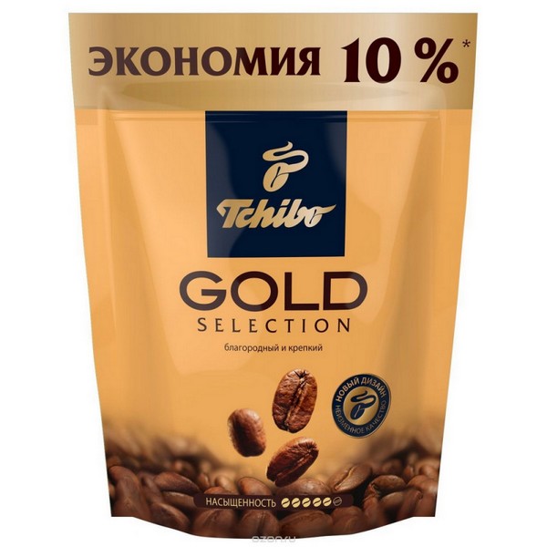 Кофе Tchibo Gold Selection раств.субл.75г пакет 428266