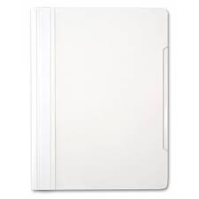 Скоросшиватель пластиковый 120/160 мкм., белый, Бюрократ -PS20WH