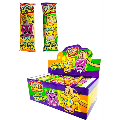 Мармелад "Crazy Gummy. Мармеладная Крыса" 15гр