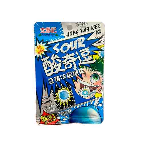 Конфеты HONG TAI KEE FOODS SOUR черника 26гр 