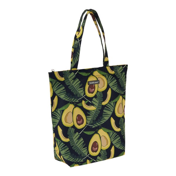 Сумка-шоппер на молнии 14L Avocado Night, Erich Krause 51932