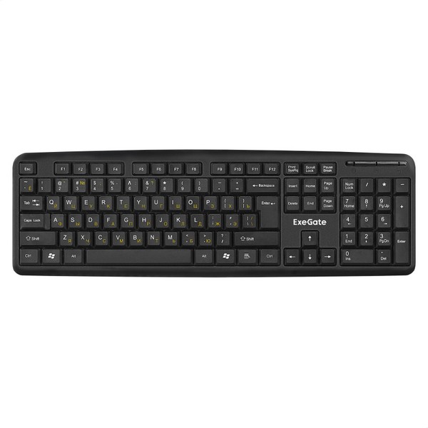 Клавиатура ExeGate LY-331L черный USB Color box 1538757